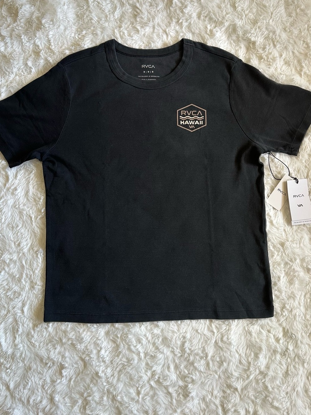 RVCA Gray Short Sleeve Tee